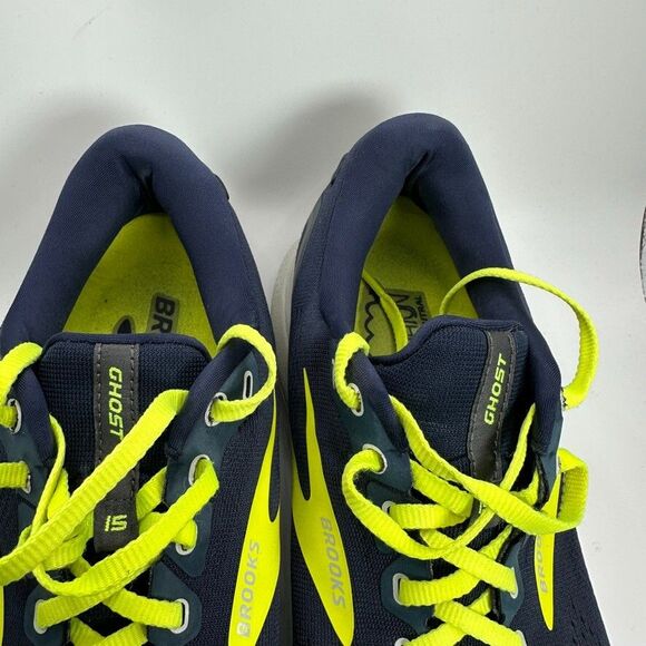 Brooks Ghost 15 Shoes Mens Size 10 Blue Yellow Running Cushioned Trainer main image 7